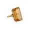 Bague en or jaune 18 ct avec citrine