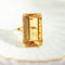 57 Bague en or jaune 18 ct avec citrine 58 Facettes HJ062616