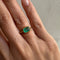 53 AITCHES - Bague en or 18K avec émeraude taille à degrés 58 Facettes GBR1072YG