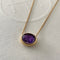 Aitches Love More - Collier en or 18 ct et saphir violet 58 Facettes GPD1014PU
