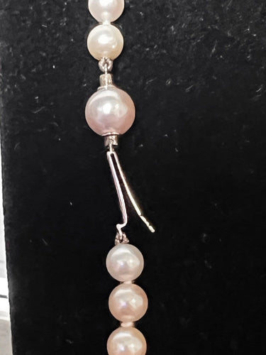 Collier sautoir en or 18K et perles de culture Akoya 58 Facettes 912