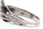 51 Bague années 70 en or blanc et diamants 58 Facettes 23896