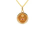 Pendentif années 50 en or jaune, rubis et diamant 58 Facettes B896