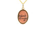 Années 50 - Pendentif en or jaune 18 carats et émail 58 Facettes 23905