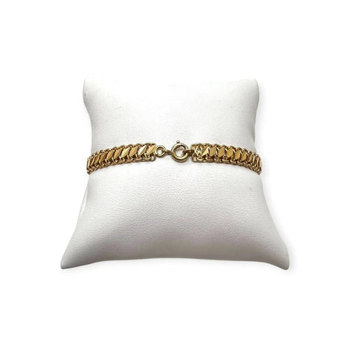 Bracelet maille fantaisie en or jaune 58 Facettes 330099359