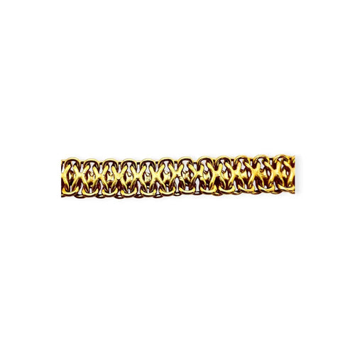 Bracelet maille fantaisie en or jaune 58 Facettes 330099359