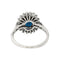 53.5 Bague Pompadour Argent Saphir, Diamant 58 Facettes 5348118CN