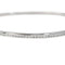 Bracelet jonc en or blanc et diamants 58 Facettes 5481003CN