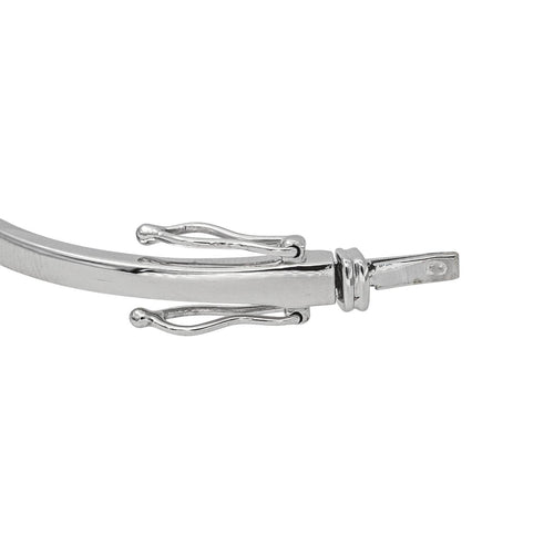 Bracelet jonc en or blanc et diamants 58 Facettes 5481003CN