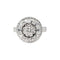 53 Marguerite - Bague en or blanc et diamants 58 Facettes 5709157CN