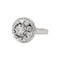 53 Marguerite - Bague en or blanc et diamants 58 Facettes 5709157CN