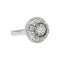 53 Marguerite - Bague en or blanc et diamants 58 Facettes 5709157CN