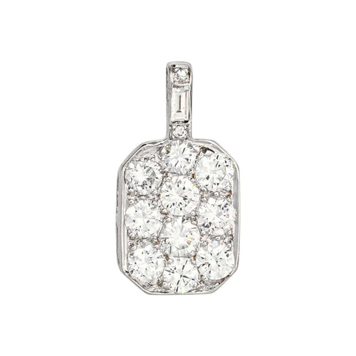 Pendentif en or blanc et diamants 58 Facettes 5709161CN