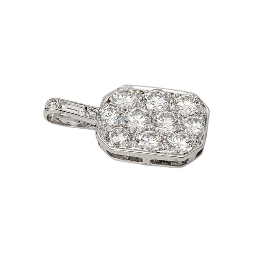 Pendentif en or blanc et diamants 58 Facettes 5709161CN