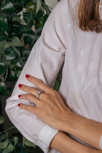 49 Bague solitaire en or blanc et diamants 58 Facettes 5711066RV