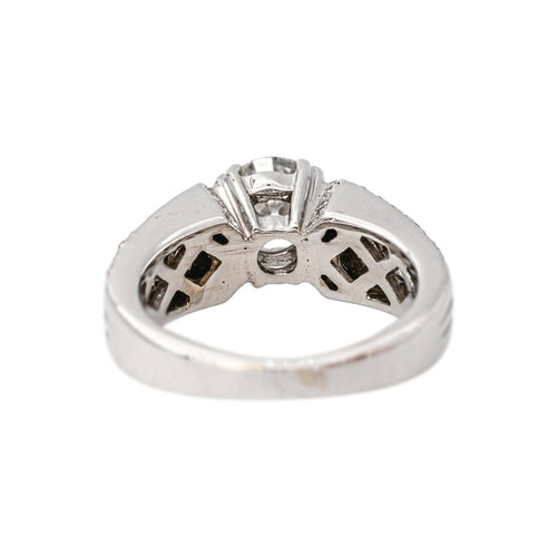 49 Bague solitaire en or blanc et diamants 58 Facettes 5711066RV