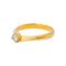 52 Bague solitaire en or jaune et diamant 58 Facettes 5713910CN