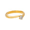 52 Bague solitaire en or jaune et diamant 58 Facettes 5713910CN