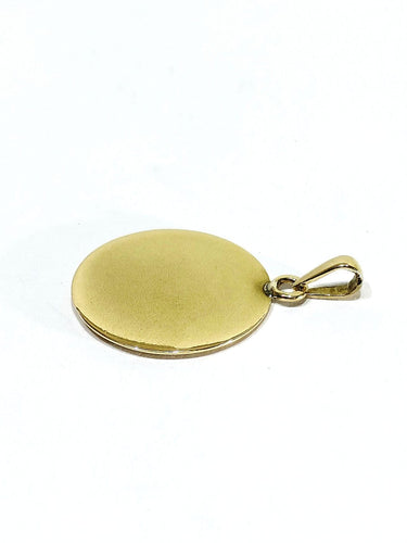 Augis - Médaille d'amour en or jaune, rubis et diamant 58 Facettes 1808874