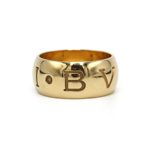 62 Bulgari Monologo - Bague en or jaune 58 Facettes 260211R