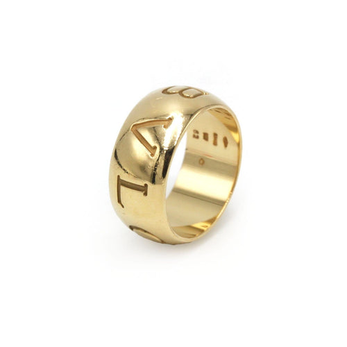 62 Bulgari Monologo - Bague en or jaune 58 Facettes 260211R