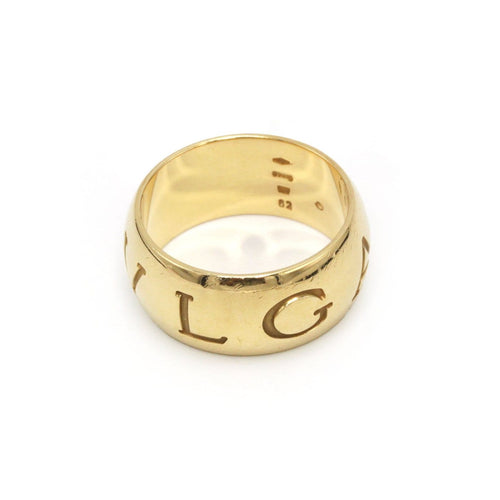 62 Bulgari Monologo - Bague en or jaune 58 Facettes 260211R