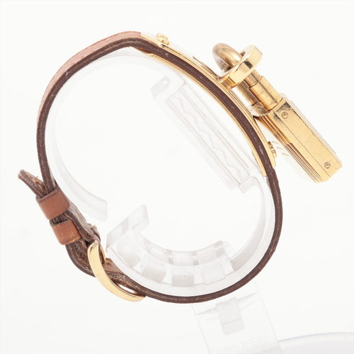 Hermès Kelly - Montre cadenas plaquée or jaune 58 Facettes Hermès Kelly
