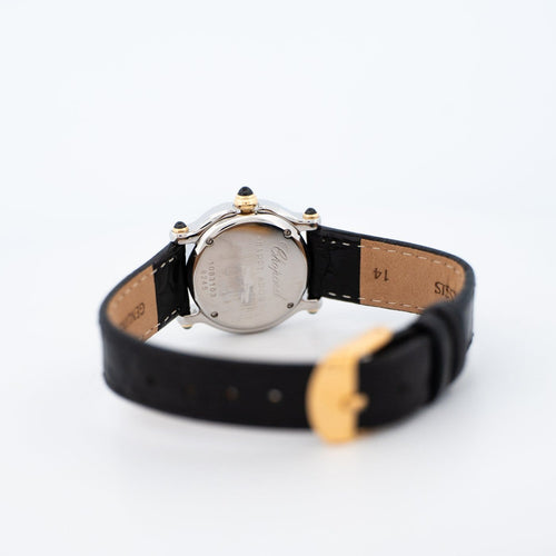 Chopard Happy Sport - Montre SM acier, or jaune et diamants 58 Facettes 574