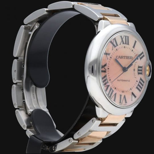 Cartier Ballon Bleu - Montre 36 mm en or rose et acier 58 Facettes MT47805