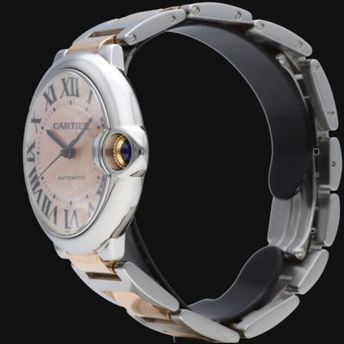 Cartier Ballon Bleu - Montre 36 mm en or rose et acier 58 Facettes MT47805