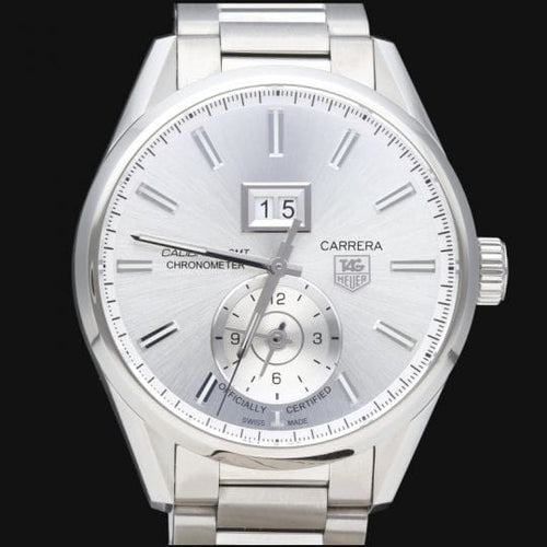 TAG Heuer Carrera - Montre Calibre 8 GMT en acier 58 Facettes MT47570