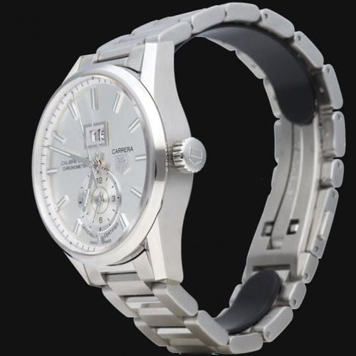 TAG Heuer Carrera - Montre Calibre 8 GMT en acier 58 Facettes MT47570