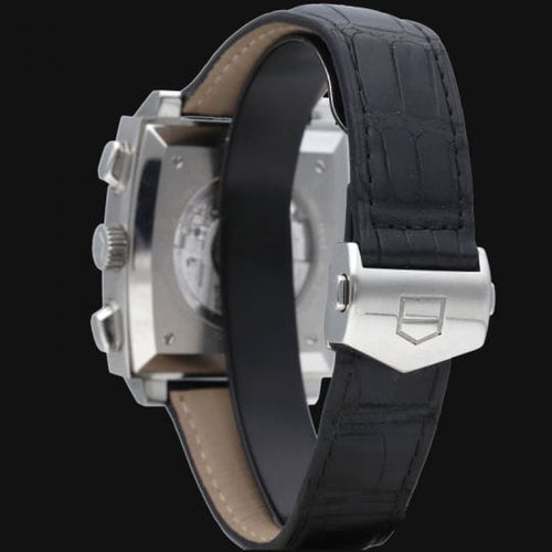 TAG Heuer Monaco - Montre chronographe Calibre 12 en acier 58 Facettes MT47420