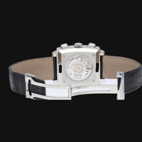 TAG Heuer Monaco - Montre chronographe Calibre 12 en acier 58 Facettes MT47420