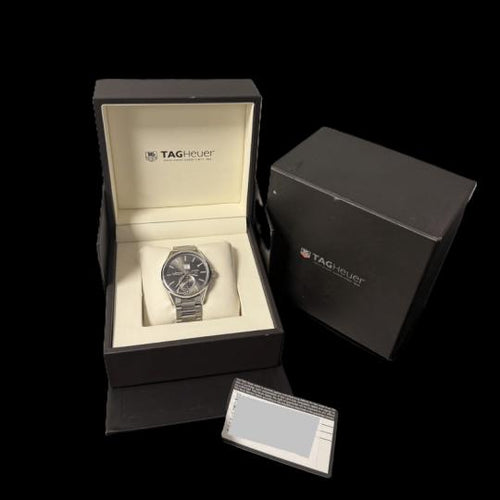 TAG Heuer Carrera - Montre Calibre 8 GMT en acier 58 Facettes MT47437