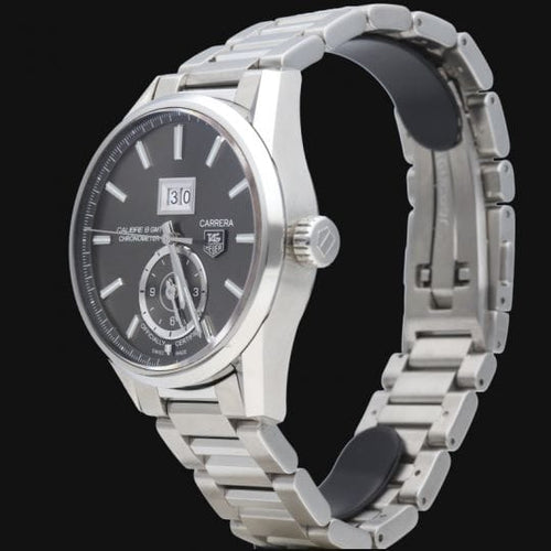 TAG Heuer Carrera - Montre Calibre 8 GMT en acier 58 Facettes MT47437