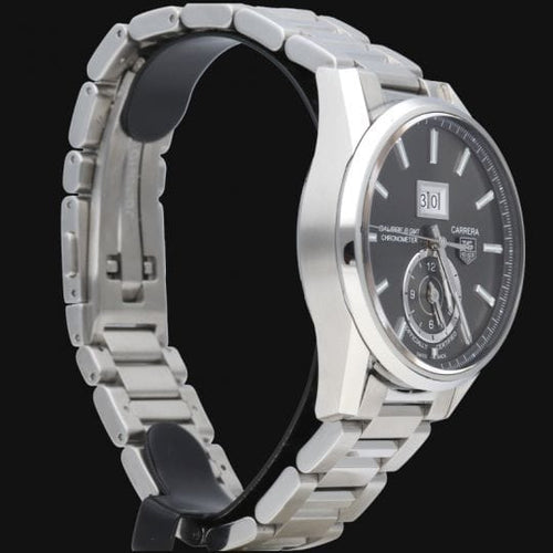 TAG Heuer Carrera - Montre Calibre 8 GMT en acier 58 Facettes MT47437