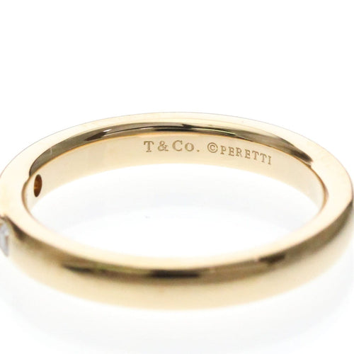 46 Tiffany & Co. Elsa Peretti - Bague en or rose et diamants 58 Facettes gz5z6lpqp7