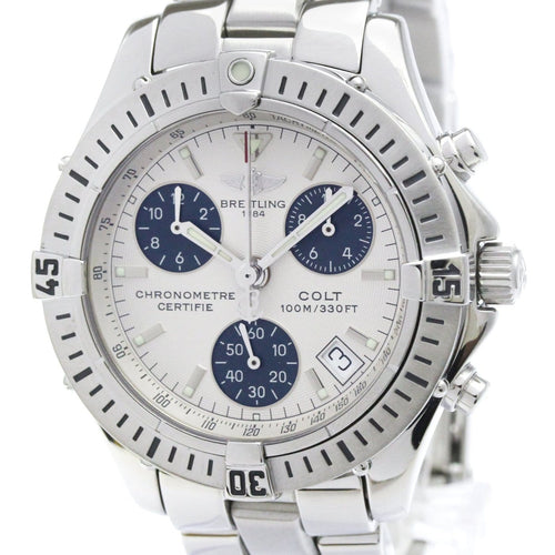 Breitling Colt - Montre chronographe quartz en acier inoxydable 58 Facettes ona85a97pt