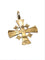 Croix de Jérusalem - Pendentif en or rose 18 carats 58 Facettes 1809874