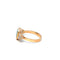 Bague 56 Bague en or jaune avec émeraude colombienne et diamants 58 Facettes 50499