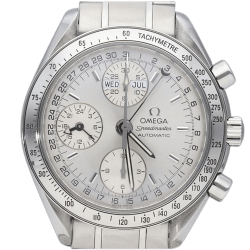 Omega Speedmaster - Montre Day-Date Chronograph en acier