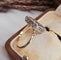 49.5 Bague marquise en or jaune et blanc et diamants 58 Facettes 756