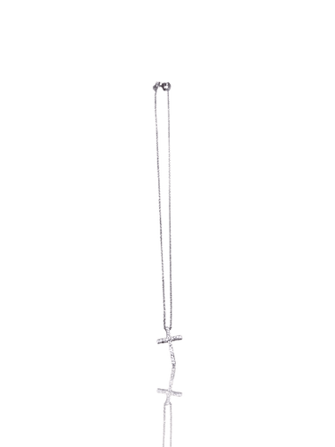 Pasquale Bruni - Collier croix en or blanc 18k et diamants