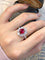 Bague Bague en or 18 carats, rubis du Mozambique non chauffé et diamants 58 Facettes jnci154