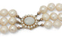 Collier ancien trois rangs en or avec perles et opale 58 Facettes 12108