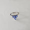 53 Eden - Bague en or blanc 18K et tanzanites 58 Facettes GBR1215TZ
