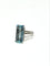 49.5 Bague en or blanc 18 carats et aiguë-marine 58 Facettes 1810616