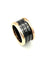 53 BVLGARI B.zero1 - Bague en or rose et céramique noire 58 Facettes BVLGARI BG