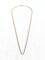 Chaîne maille gourmette en or rose 18 carats 58 Facettes 1810623
